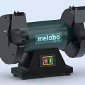 Metabo GO 715 Industrial Bench Grinder With Powerful Motor And Stable Base
