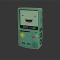 Green Frog Themed BMO COLOR Gaming Device With Smiley Face And Colorful Buttons