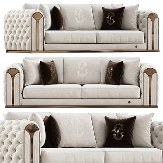 Jane Ou Multiplayer Sofa 3d model
