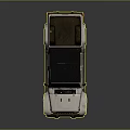 Jeep Silver Pickup Truck With Four Door Design And Black Wheels Exterior View