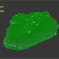 Modern Island Development Featuring Green Landscape Coastal Buildings And Recreational Areas