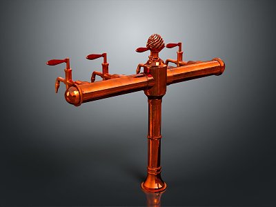 Modern vintage beer faucet beer faucet 3d model