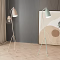 Floor lamp combination 3d model