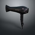 Sleek Black Remington HS Hair Dryer With Modern Design As Household Appliance