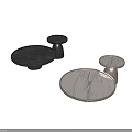 Modern Coffee Table Designs With Wooden And Marble Round Tops Gold Black Bases