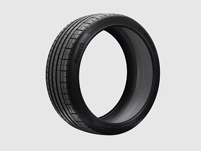 Car Tire High Performance Tread Pattern Design For Safe Driving With Durable Rubber Material 3d model