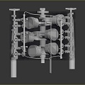 Engine Racing Engine Racing Engine Car Engine 3d model