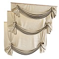 Roman Curtain Curtain 3d model