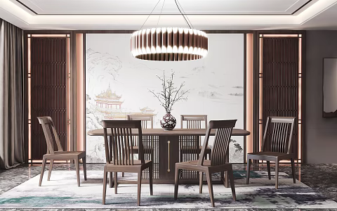 New Chinese Restaurant 3d model