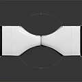 Sleek White Electric Hoverboard With Black Wheels Modern Design And Smooth Ride