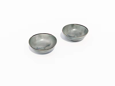 Old ceramic bowl 3d model
