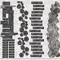 Different Design Ideas Of Garden Stepping Stones With Various Shapes And Sizes