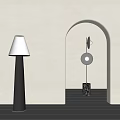 Modern floor lamp 3d model