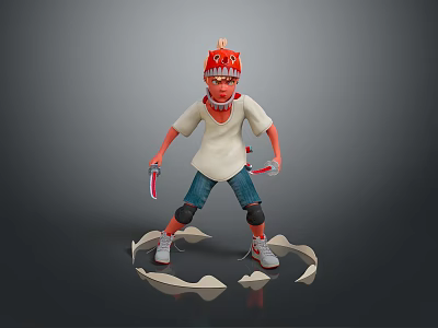 Junior Samurai Samurai Swords 3d model