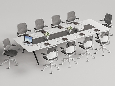 Modern Meeting Table and Chair Office Desk and Chair model