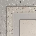 Terrazzo Building Components With Neutral Tones And Speckled Decorative Patterns 3d model