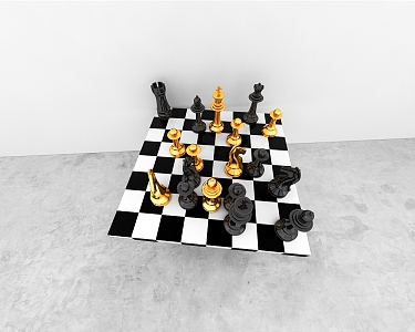 Chess 3d model