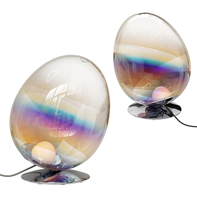 Modern stellar glass floor lamp 3d model