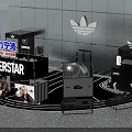 Adidas Superstar Photo Spot With Logo Display And Shoe Booth Design