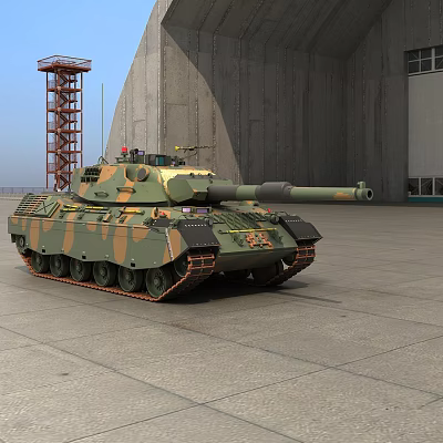 Modern Tanks 3d model Modern Tanks 3d model