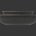 Household Kitchen Utensils Two Black Bowls With Ceramic Matte Finish Design