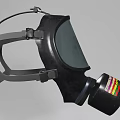 Firefighting Equipment Full Face Gas Mask with Filter Canister and Adjustable Straps for Fire Protection