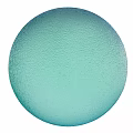 Light Green Circular Decorative Component With Smooth Textured Matte Surface Finish 3d model