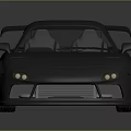 Silver Modified Sports Car With Large Rear Spoiler Black Wheels And Sleek Design