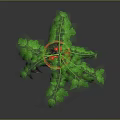 Healthy Potted Tomato Plant with Green Leaves and Red Fruits in Clay Pot