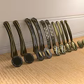 Various Style Metal Cabinet Handles With Different Designs And Shapes