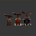 Crossbow Crossbow Crossbow Crossbow Mechanical Crossbow Shift Bow and Arrow Shoot Far Equipment Weapons High-tech Crossbow 3d model