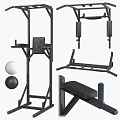 Durable Home Gym Sports Equipment With Pull Up Bar Dumbbell Bench And Exercise Balls