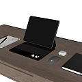 desk ornaments notebook computer book notebook 3d model