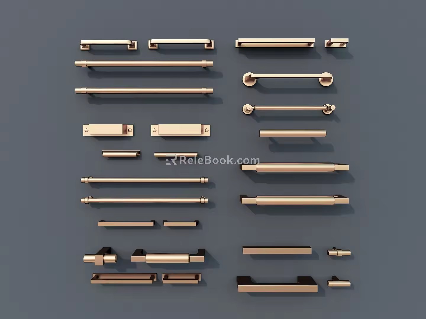 Modern Handle Hardware Door Handle Cabinet Handle 3d model