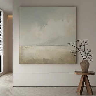 Quiet decorative painting 3d model