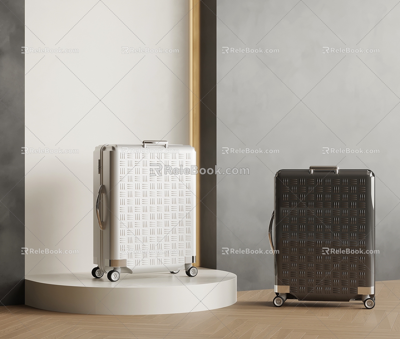 Modern Luggage 3d model