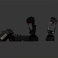 Modern Flying Joystick Game Joystick Game Joystick 3d model