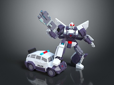 Modern Gaoda Warrior Transformers Gundam Mecha Warrior 3d model