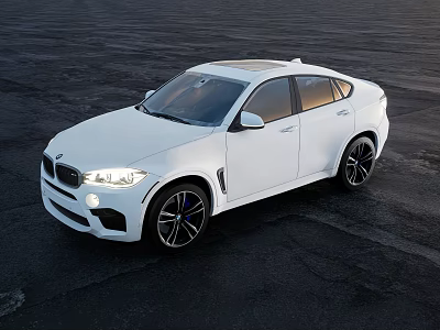 Car Hyundai BMW X6M 2016 BMW Car 3d model