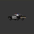 Modern Police Car Dodge Year Police Car Police Car 3d model