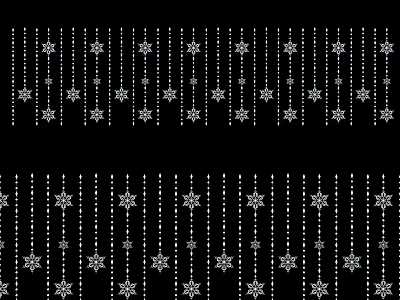 Stylish Decorative Lights With Vertical Hanging Star Shaped Design Against Black Background 3d model