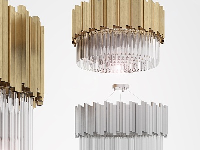 Modern chandelier 3d model