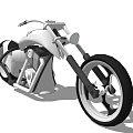 Modern Motorcycle 3d model