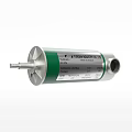Turck Industrial Cylindrical Scan Sensor With Input Output Connections And Technical Datasheet