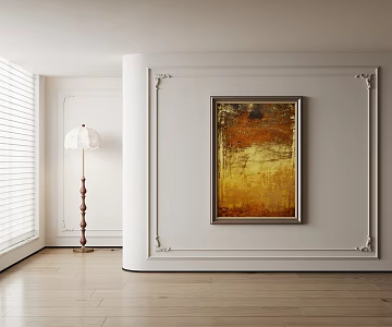American decorative painting 3d model