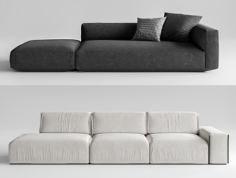 Multiplayer sofa combination 3d model