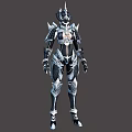 Intricate Armored Character And Legendary Creature With Mystical Fantasy Design Elements