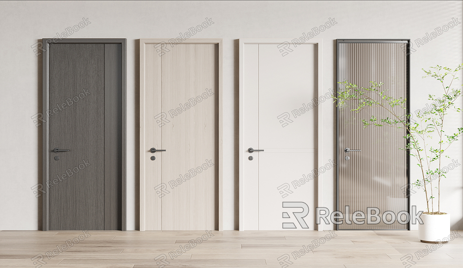 Modern swing door model