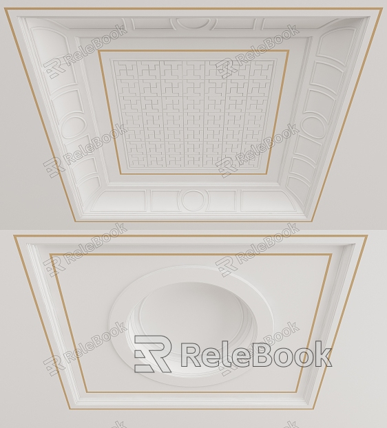 Simple European-style Ceiling model