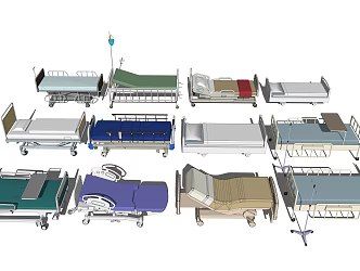 Modern sickbed 3d model